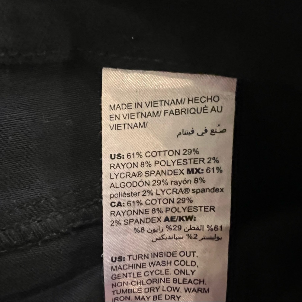 Chico's Black So Slimming Girlfriend Slim Leg Jeans Size 4 - Picture 4 of 9